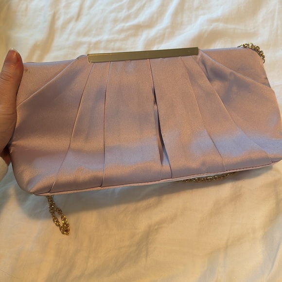 Purple clutch shoulder crossbody bag - Picture 5 of 7